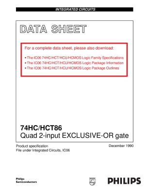 Интегрална схема  SN74HC86BE