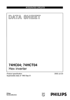 Интегрална схема  SN74HCT04D SMD