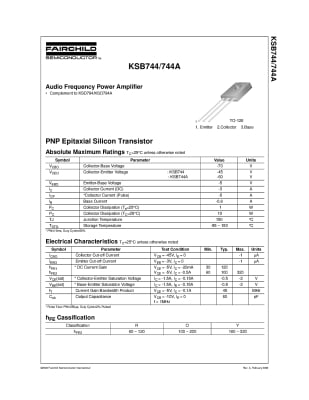 Транзистор 2SB744