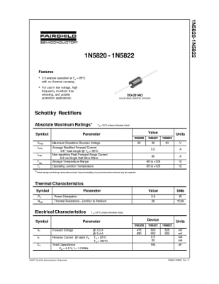 Диод 1N5822