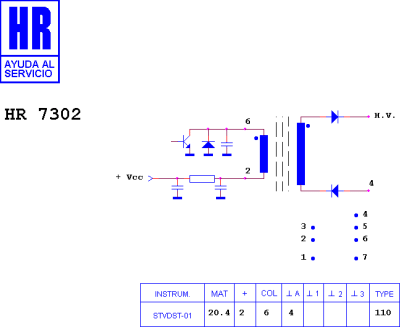 ТХО за телевизор HR7302