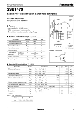 Транзистор 2SB1470