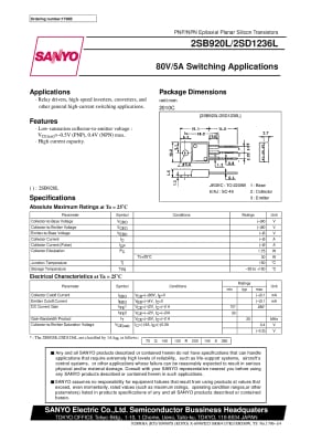 Транзистор 2SB920