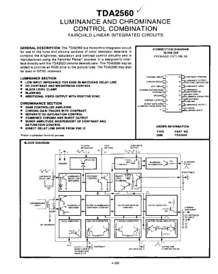 Интегрална схема  TDA2560