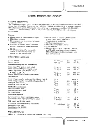Интегрална схема  TDA3590A
