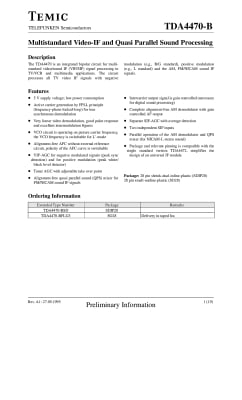 Интегрална схема  TDA4470N