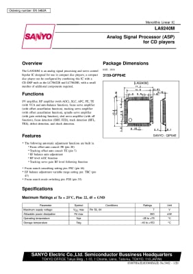 Интегрална схема  LA9240     SMD