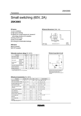 Транзистор 2SK3065 SOT-89