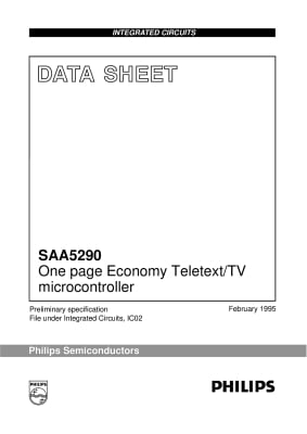 Интегрална схема  SAA5290ZP-014