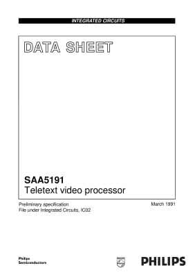 Интегрална схема  SAA5291PS-016