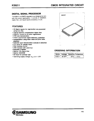 Интегрална схема  KS9211B    SMD