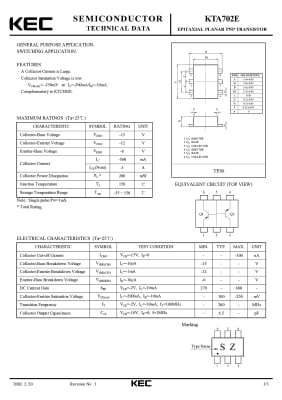 Транзистор 2SA702 TO-92