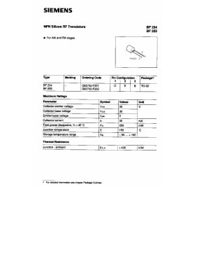 Транзистор BF255