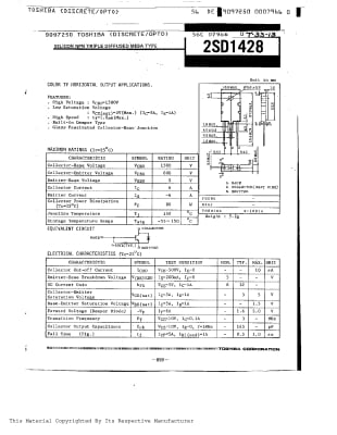 Транзистор 2SD1428     2E