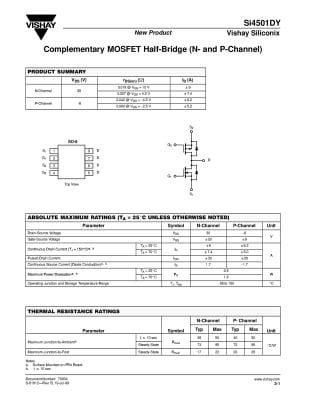 Транзистор SI4501DY SO-8