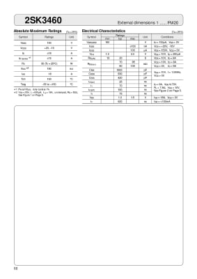 Транзистор 2SK3460 TO-220F