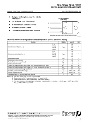 Транзистор TIP36C TO-247