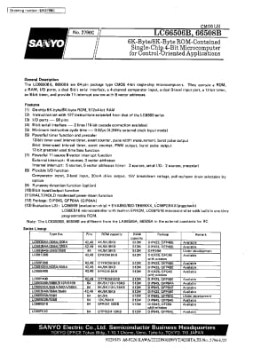 Интегрална схема  LC66508B-4135