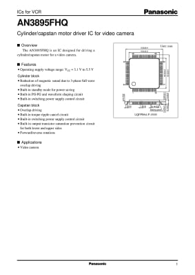 Интегрална схема  AN3890FBS smd