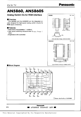 Интегрална схема  AN5860S smd