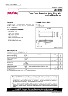 Интегрална схема  LB11885N   SMD