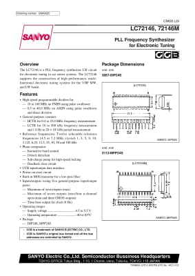 Интегрална схема  LC72146    SMD