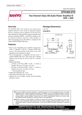 Интегрална схема  STK402-100  ORIGINAL