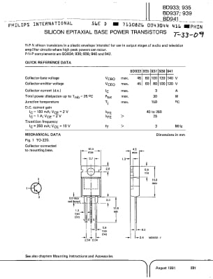 Транзистор BD933F