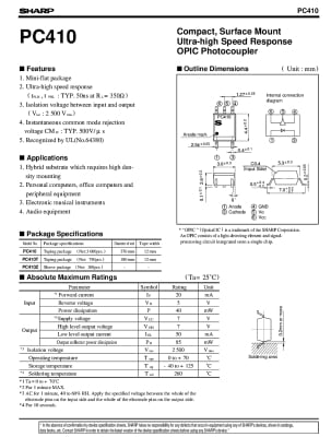 Интегрална схема  PC410
