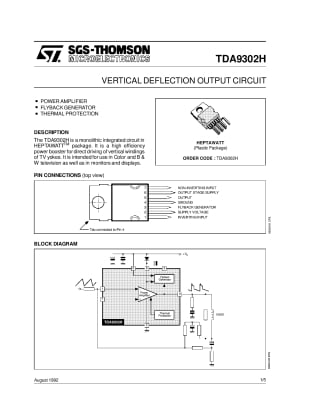 Интегрална схема  TDA9302H