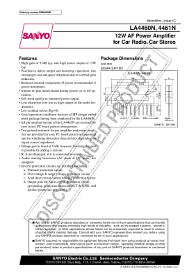 Интегрална схема  LA4461N