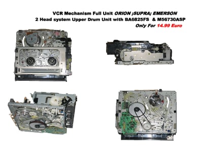 VCR MECHANISM 2HEAD