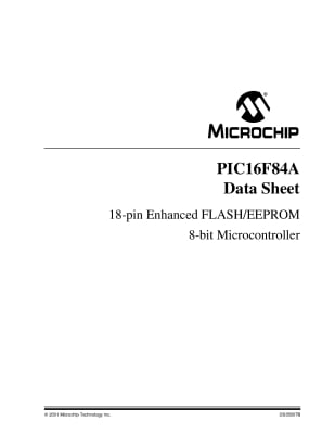 Интегрална схема  PIC16F84A-04/P DIP-18