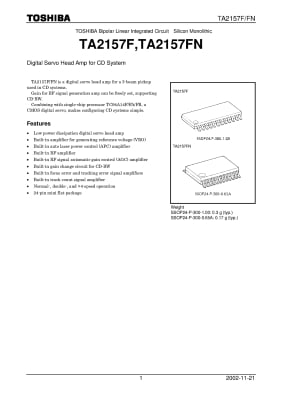 Интегрална схема TA2157FNG SMD