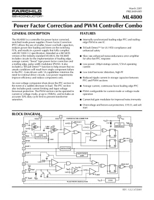 Интехр.схема ML4800CS SOIC-16
