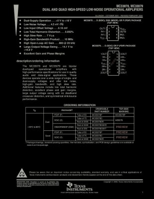 Интегрална схема MC33078DR2G  SO-8