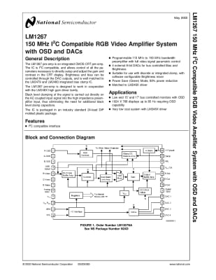 Интегрална схема LM1267NA