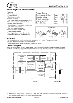 Транзистор BTS410E2