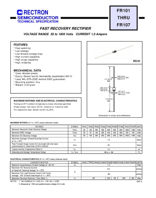 Диод FR102