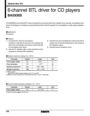 Интегрална схема  BA5936S
