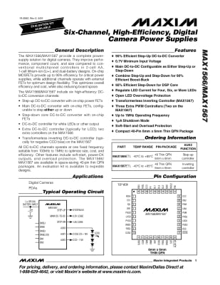Интегрална схема MAX1566ETL QFN-40
