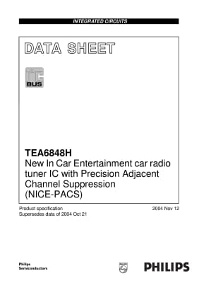 Интегрална схема  TEA6848H QFP-80
