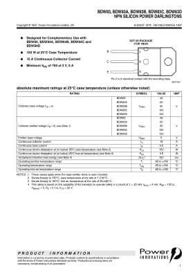 Транзистор BDW83A TO-3P