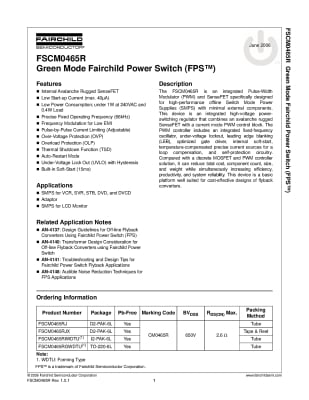 Интегрална схема FSCM0465RGWDIU  D2PAC-6L