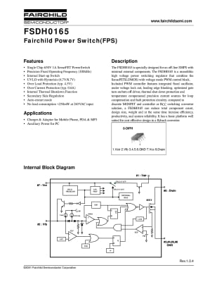 Интегрална схема  FSDH0165 DIP-8