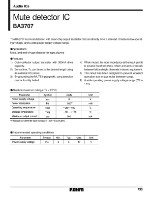 Интегрална схема  BA3706