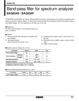 Интегрална схема  BA3834S
