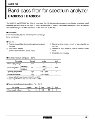 Интегрална схема  BA3835S