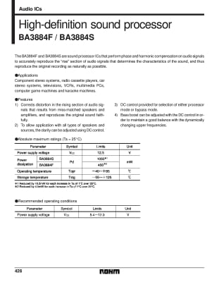 Интегрална схема  BA3884