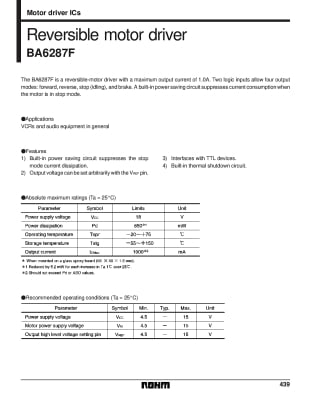 Интегрална схема  BA6287  SMD 8p